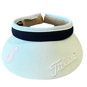 Titleist Golf Visor Womens Breast Cancer Awareness Ribbon Blue
